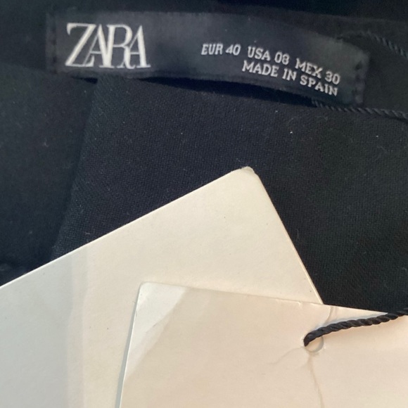New Zara Black Trousers Pants - Picture 7 of 8